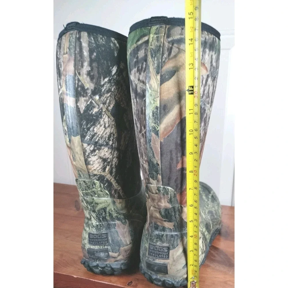 BOGS Classic High Camo Hunting Boots Men's Size 15 Mossy Oak Waterproof Insulate